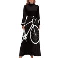 thumbnail image 2 of Vestido largo de velocípedo para bicicleta, vestidos de mujer para ocasiones especiales, vestidos de fiesta de lujo para mujer, vestidos de noche para graduación, 2 of 5