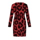 thumbnail image 5 of Mini vestido de noche sexy sólido de manga larga de verano con cuello redondo a la moda para mujer Pompotops  hdfakjf3599, 5 of 5