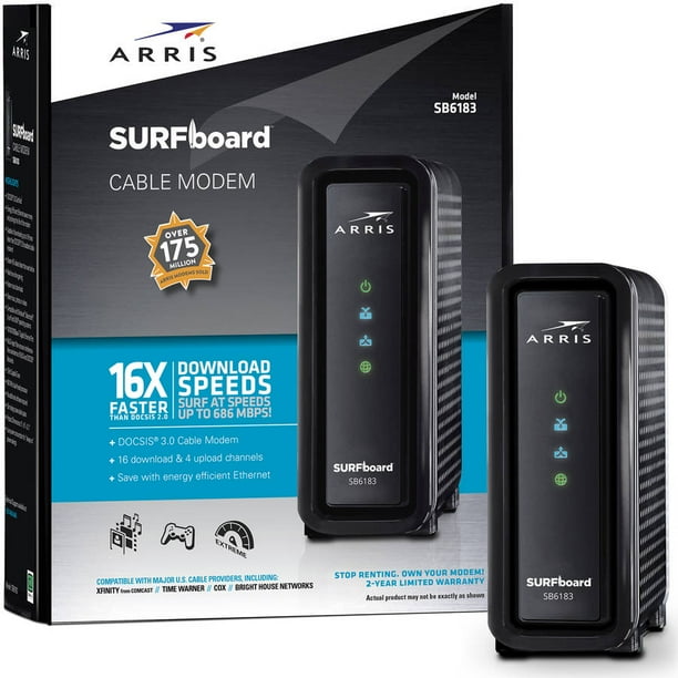 Arris Surfboard Sb6183 Docsis 3 0 Cable Modem Walmart Com