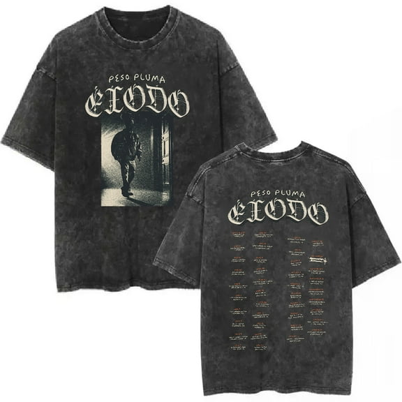 Peso Pluma Tshirt Short Sleeve O-neck Cotton T-shirts Men Women Streetwear Tour Casual Unisex Fashion