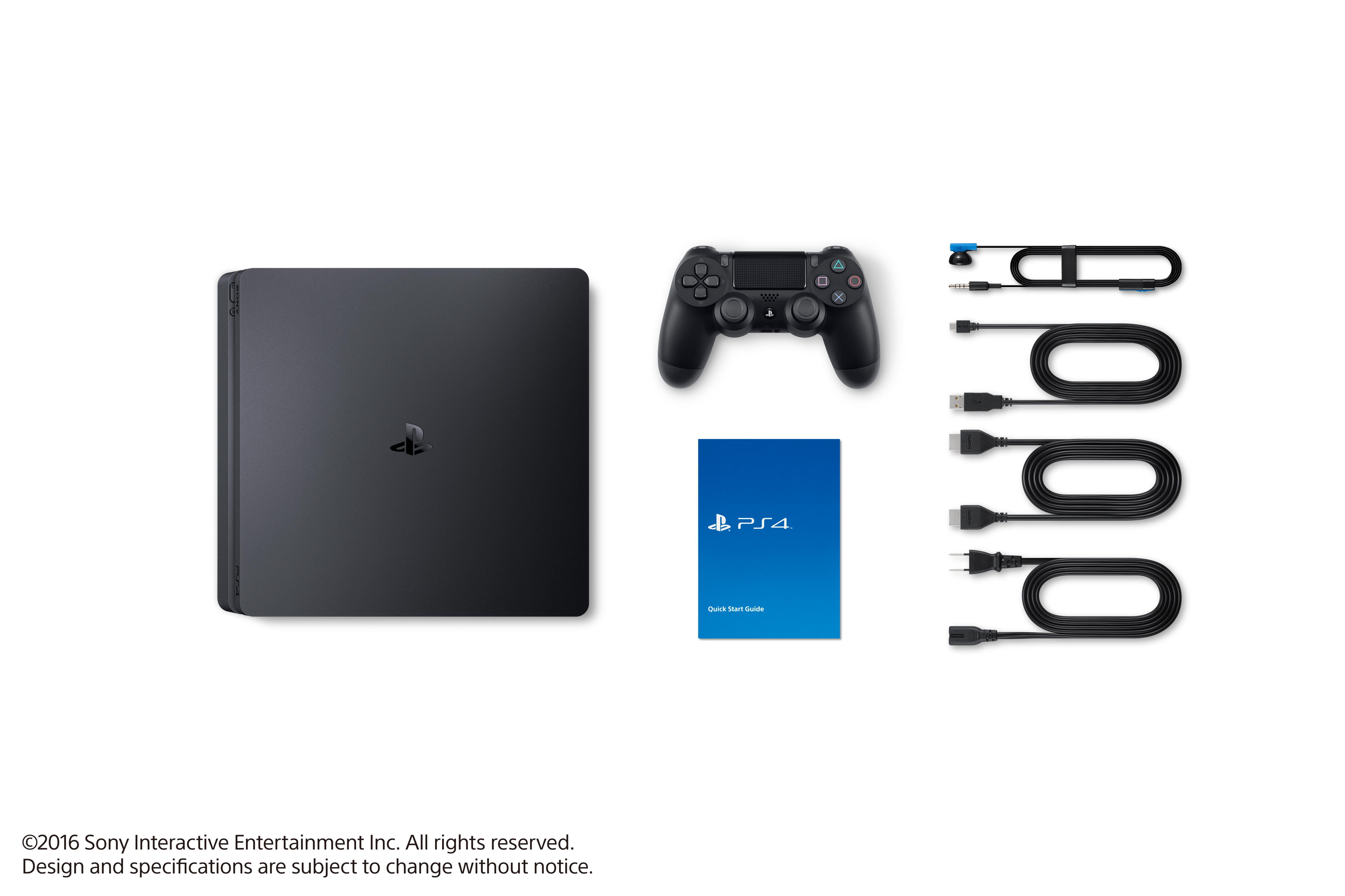 Sony PlayStation 4, 500GB Slim System, Black - Walmart.com