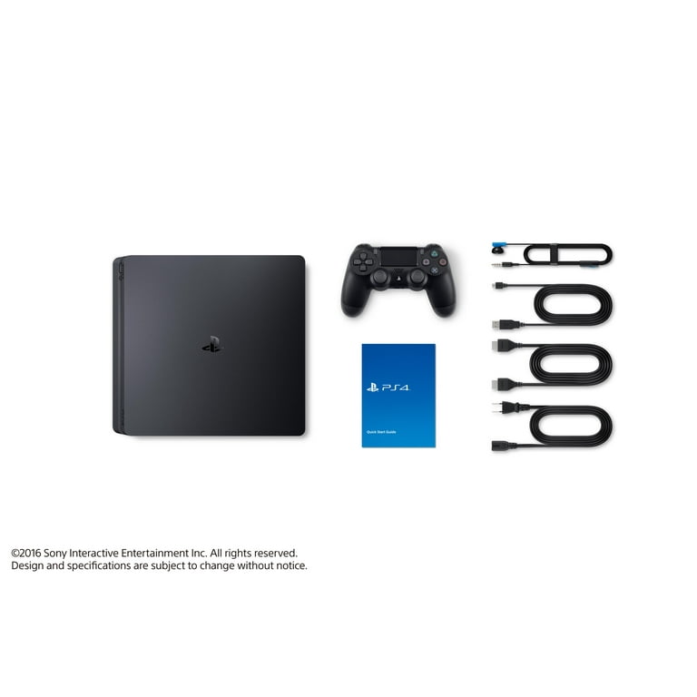 at fortsætte Ventilere moronic Sony PlayStation 4, 500GB Slim System, Black - Walmart.com