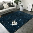 thumbnail image 3 of Area Rugs For Living Room Decor - Night sky blue nebula stars Soft Anti Slip Throw Washable Rugs 5x7 For Bedroom, Indoor Carpet For Bedroom Living Room 80x58In, 3 of 7