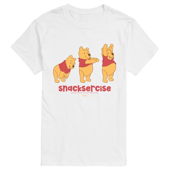 Winnie the Pooh - Snacksercise - Men's Short Sleeve Graphic T-Shirt