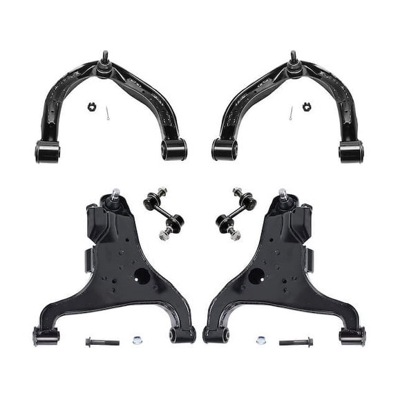 Front Control Arm and Sway Bar End Link Kit - Compatible with 2005 - 2015 Nissan Armada 2006 2007 2008 2009 2010 2011 2012 2013 2014
