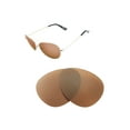 thumbnail image 4 of Walleva Brown Polarized Replacement Lenses for Spy Optic Whistler Sunglasses, 4 of 5