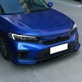 thumbnail image 3 of Ikon Motorsports Front Grille Trims Compatible With 2022-2026 Honda Civic Sedan Hatchback, Painted Gloss Black ABS Bonnet Headlight Molding Trim 3PCS, 3 of 9