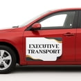 thumbnail image 1 of Executive Transport Car Magnet Sign by DC | Flexible Car Magnetic Sheets with Adhesive Backing | 12"x18" Bumper Magnet Sticker for Vehicles, Trucks & Business Advertising Signs | 2 PC | Made in USA, 1 of 7