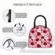 thumbnail image 4 of Fotbe Rose Bolsa de Almuerzo con Estampado, Lonchera Aislada, Contenedor de Comida Reutilizable Tipo Cooler a Prueba de Fugas, 4 of 6
