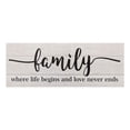 thumbnail image 1 of Rustic Wooden Wall Decor - "Family" and "This Is Us" Signs, 1 of 3