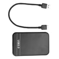 thumbnail image 3 of Caja de disco duro externo SATA 2 a USB3.0 HDD SSD de 2,5 pulgadas (negro), 3 of 5