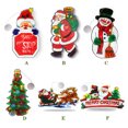 thumbnail image 4 of Kearding Luces de decoración de Navidad Adornos de ventana Luces de Navidad con ganchos de ventosa Fuente de alimentación de 3X AAA Kits de decoración para fiestas No.05, 4 of 6