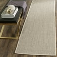 thumbnail image 4 of Safavieh Natural Fiber Rug Collection Coastal Power Loomed Beige Solid Print Area Rugs, 2'6" x 14', Stain Resistant, 4 of 15