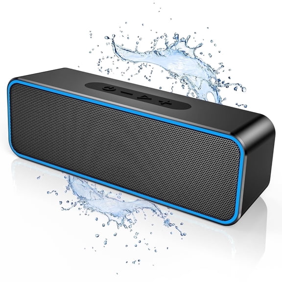 Portable Wireless Bluetooth Speaker with 10W Loud Stereo Sound, Bluetooth 5.0, 30-Hour Playtime, and 66 ft Range – Perfect for Home, Party