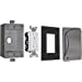thumbnail image 3 of Sigma Electric 16449 Weatherproof Rectangular GFCI Outlet Kit  Gray, 3 of 4
