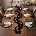 thumbnail image 7 of Cadancy Halloween Garland Artificial Maple Leaf Vine with Pumpkins, Fall Harvest Decor for Fireplace Mantel Door, Spooky Autumn Thanksgiving Indoor Outdoor Party Decorations, 7 of 7