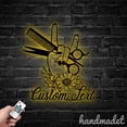 thumbnail image 4 of Handmadetneonsign Hair Salon Metal Wall Art Light, Barber Metal Sign Wall Decor, Barber Metal Decor, 4 of 5
