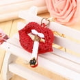 thumbnail image 2 of Keyring Pendant,  Keychain Lip Keychain  For KeyChain Gift For  Bagcross Charm For Rhinestone  Charm Pendant, 2 of 8