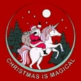 thumbnail image 2 of Junior's Lost Gods Christmas Is Magical  Graphic Tee Red X Large, 2 of 3
