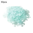 thumbnail image 2 of Ludlz 50Pcs Glow in The Dark Snowflakes Decals Christmas Wall Stickers Window Clings Luminous Sticker Eye-catching Unique Shape Plastic Decorative Ceiling Snowflake Fluorescent Sticker, 2 of 8