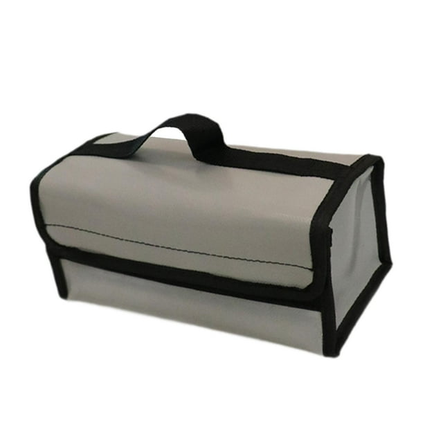 BELOVING Sac de Rangement pour Batterie Protection de Batterie Résistant aux Hautes Températures Pochette Ignifuge Sac Lipo pour Batterie de Téléphone Mobile TG