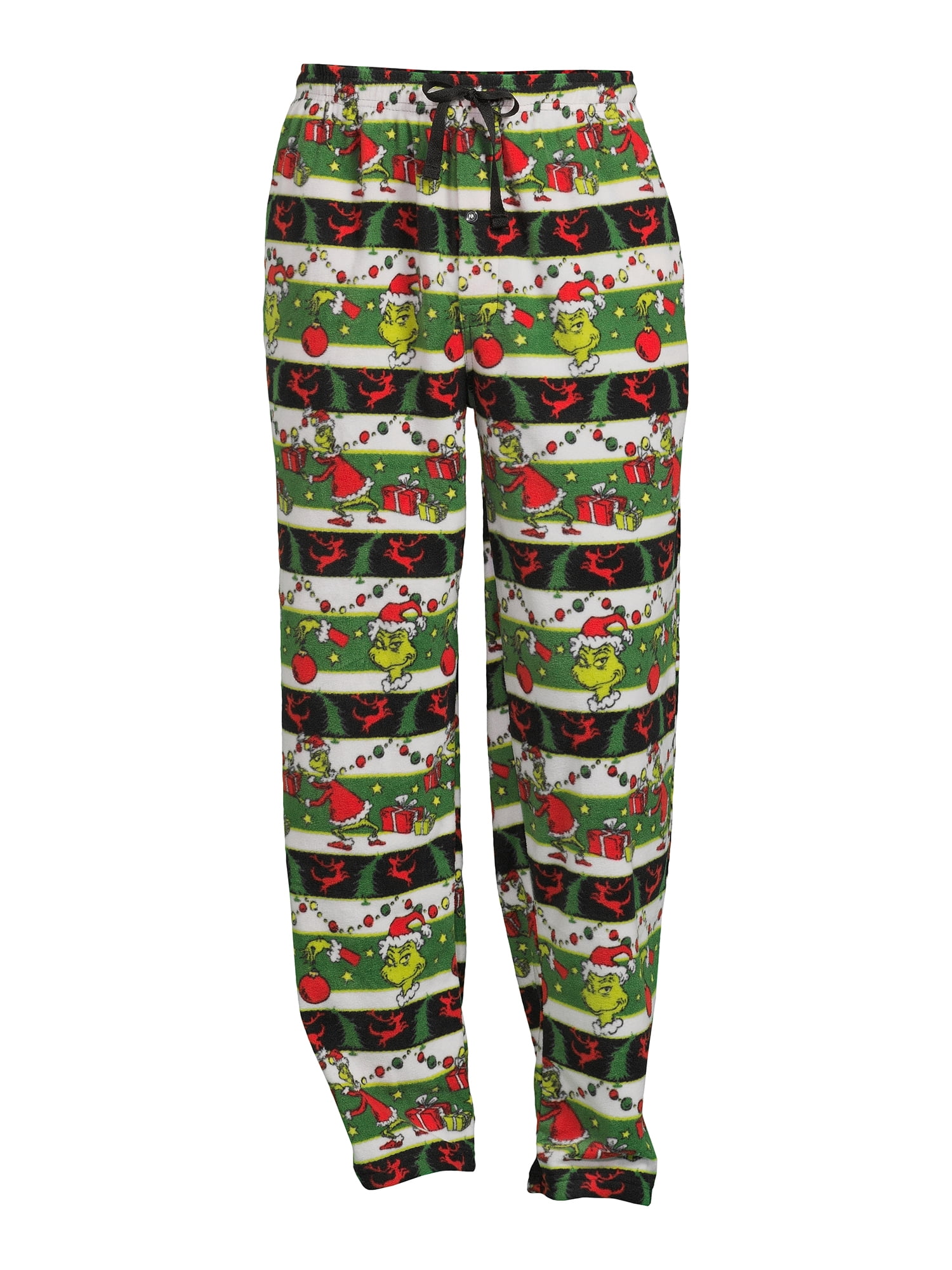 Dr. Seuss The Grinch Mens Microfleece Sleep Pant, Sizes S-XL