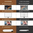 thumbnail image 4 of 120 Inch Projection Screen 16:9 HD Portable Widescreen Foldable Anti-Crease Indoor Outdoor Indoor Projector Movies Screen for Home Theater Support Double Sided Projection, 4 of 7