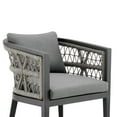 thumbnail image 5 of Zella Outdoor Patio Dining Chair in Aluminum - Set of 2, 5 of 14