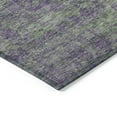 thumbnail image 4 of 3' X 5' Fern Green And Purple Oriental Washable Indoor Outdoor Area Rug, 4 of 5