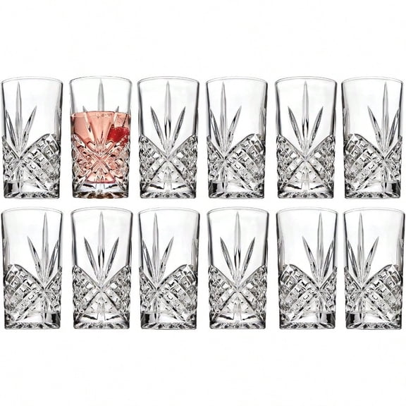 Dublin Crystal Highball Glasses Set Of 12