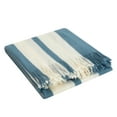 thumbnail image 2 of NY&C Home Lasko 1-Piece Striped Throw Blanket, 50 x 60, Blue, 2 of 2
