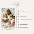 thumbnail image 3 of Eastern Print Jesus Teaches Kids Poster, Christian Pictures Wall Decor, Jesus Painting Decor, Catholic Sacred Heart Of Jesus Painting, Religion Bible Poster For Church Living Room, UNFRAMED 16x24, 3 of 4