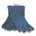 US Forge 400 Welding Gloves Lined Leather, Blue - 14