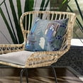 thumbnail image 2 of Amrita Sen Designs CAPL1003BrCDS-ZP-16x16 16 x 16 in. Empress Hall Broadcloth Indoor & Outdoor Zippered Pillow - Blue, White & Purple, 2 of 5