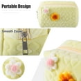 thumbnail image 4 of Unique Bargains 1Pcs Travel Makeup Bag Makeup Brush Holder Makeup Organizer Bag Cosmetics Storage Bag Cloth Yellow, 4 of 7