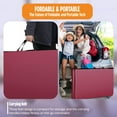 thumbnail image 3 of FDW 4'x8'x2" New Folding Panel Gymnastics Mat, Perfect for Indoor/Outdoor Exercise(Burgundy), 3 of 7
