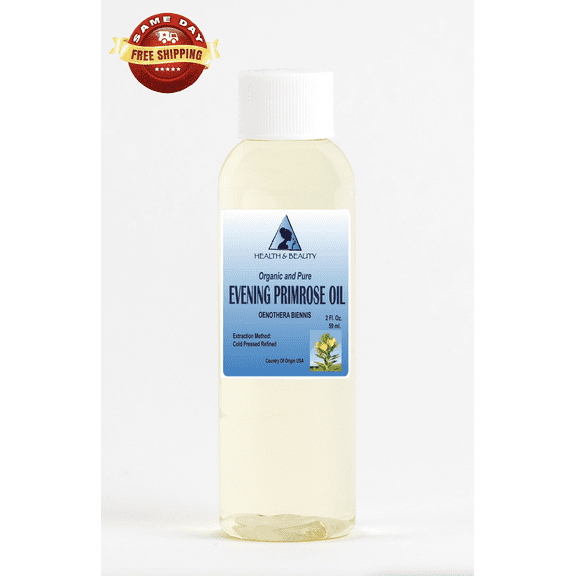 EVENING PRIMROSE OIL REFINED ORGANIC CARRIER COLD PRESSED PURE 2 OZ