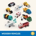 thumbnail image 5 of Battat Classic Wooden Vehicle Surprise – Mini Toy Vehicle Assortment for Ages 3 Years +, 5 of 10