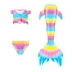 thumbnail image 1 of Traje de baño de cola de sirena Bikini Traje de baño Mujer Chicas Cosplay de películas Sirena Cola de pez Mascarada Poliéster GB59 150CM, 1 of 6