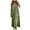 Green, variant on Sexy Backless Dress Women's Casual Sleeveless Deep V Neck Summer Beach Maxi Long Dress(Yellow,2XL)