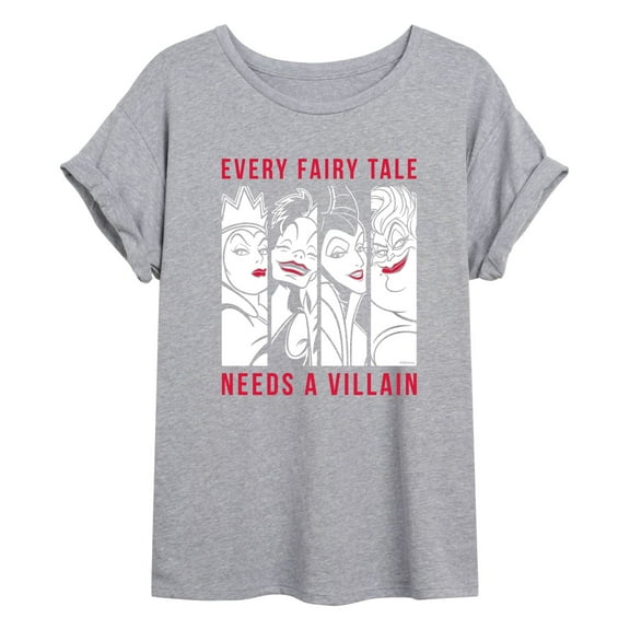 Disney Villains - Every Fairy Tale Needs A Villian - Juniors Ideal Flowy Muscle T-Shirt