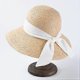 thumbnail image 5 of SZTXJ Solhatt Dam Solskydd Stråhatt Strandhattar Sommar Hopfällbar Floppy Rese Solhattar för Kvinnor, 5 of 5