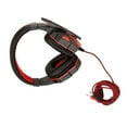 thumbnail image 4 of fastboy Gaming Headphone Computer Game Console Stereo Surround Sound 3.5mm Wired Headset Earphone, Black Red, Non-LED Type, 4 of 5