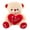 White, variant on White Plush Teddy Bear Stuffed Animal Toy With Soft Cotton Material, Huggable Design And Heart Details For Kids Play, Birthday Gift And Special Occasion Present 11.8 In