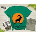 thumbnail image 4 of Cool Wild Goat Animal Horn Sunset Silhouette Capricorn T-Shirt Goat Lover Shirt Farm Animal Goat Gift Tshirt Farm Life Animal Lover Shirt, 4 of 8