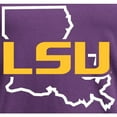 thumbnail image 2 of Women's Purple LSU Tigers Tradition State T-Shirt, 2 of 2