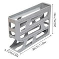 thumbnail image 3 of Boreal Craft 4 Tiers Egg Holder For Fridge Auto Rolling Fridge Egg Organizer Egg Dispenser For Refrigerator Space Saving Egg Holder Egg Storage For Refrigerator Large Counter Organizer Kitchen for, 3 of 5