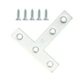 thumbnail image 6 of Hyper Tough 3 in. x 3 in. Tee Plate, Zinc Plated (2 Pack) 0.16 lb, 6 of 8