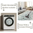 thumbnail image 3 of WondRg 5'x7' Blue Area Rugs for Living Room Bedroom Kitchen Office Machine Washable Oriental Rugs Distressed Vintage Throw Rugs non-slip, 3 of 8