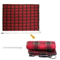thumbnail image 3 of Red Car Heating Blanket Electric Car Blanket 12 Volt Long Cord Lightweight Electric Heating Throw for Cozy Travel, 3 of 8